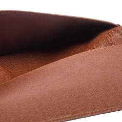 Pre Owned Louis Vuitton Monogram Canvas Bifold Card Holder