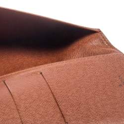 Pre Owned Louis Vuitton Monogram Canvas Bifold Card Holder