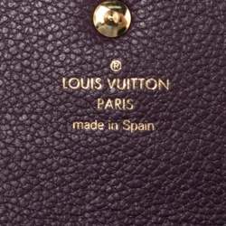 مملوكة مسبقًا Louis Vuitton Flamme Monogram Empreinte Leather Sarah Wallet
