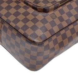 Pre Owned Louis Vuitton Damier Ebene Canvas Olav MM Messenger bag