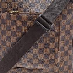 Pre Owned Louis Vuitton Damier Ebene Canvas Olav MM Messenger bag
