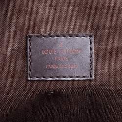Pre Owned Louis Vuitton Damier Ebene Canvas Olav MM Messenger bag