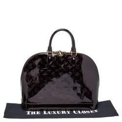 Pre Owned حقيبة لوي فيتون ألما فيرنيه أمارانت مونوغرامي GM