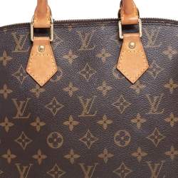 Pre Owned Louis Vuitton Monogram Canvas And Leather Alma PM Bag