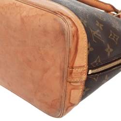 Pre Owned Louis Vuitton Monogram Canvas And Leather Alma PM Bag