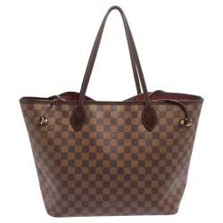 Authentic Louis Vuitton uzes checkerboard grid tote bag, Luxury