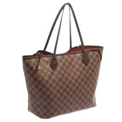 Pre Owned حقيبة لوي فيتون نيفرفول كانفاس دامييه إيبين MM