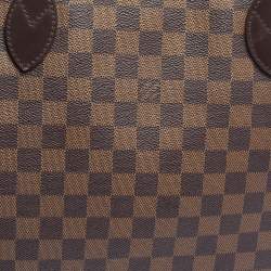 Pre Owned حقيبة لوي فيتون نيفرفول كانفاس دامييه إيبين MM