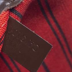 Pre Owned حقيبة لوي فيتون نيفرفول كانفاس دامييه إيبين MM