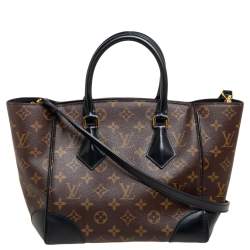 Pre Owned Louis Vuitton Noir Monogram Canvas Phenix PM Bag