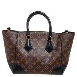 Pre Owned Louis Vuitton Noir Monogram Canvas Phenix PM Bag