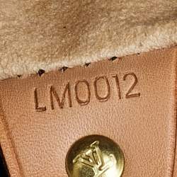 Pre Owned حقيبة لوي فيتون لوبينغ جلد و كانفاس مونوغرامي GM