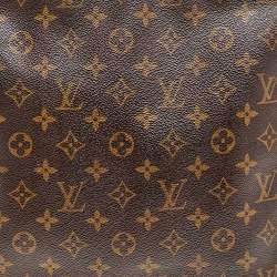 Pre Owned حقيبة لوي فيتون لوبينغ جلد و كانفاس مونوغرامي GM