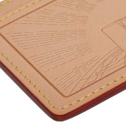 Pre Owned حافظة بطاقات لوي فيتون فويجيس جلد فاشيتا