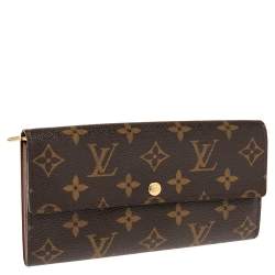 Pre Owned Louis Vuitton Monogram Canvas Sarah Wallet