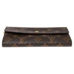 Pre Owned Louis Vuitton Monogram Canvas Sarah Wallet