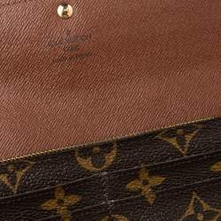 Pre Owned Louis Vuitton Monogram Canvas Sarah Wallet