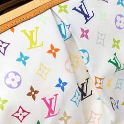 Pre Owned حقيبة لوي فيتون جودي كانفاس مونوغرامي متعدد الألوان أبيض كبيرة