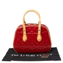 Pre Owned Louis Vuitton Pomme D’amour Vernis Summit Drive Bag