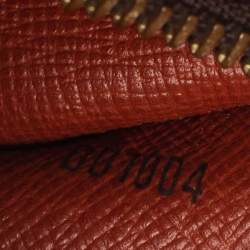 Pre Owned Louis Vuitton Damier Ebene Canvas Papillon 28 Bag