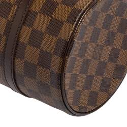 Pre Owned Louis Vuitton Damier Ebene Canvas Papillon 28 Bag