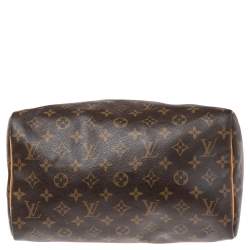 Pre Owned Louis Vuitton Monogram Canvas Speedy 30 Bag