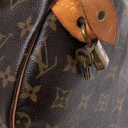 Pre Owned Louis Vuitton Monogram Canvas Speedy 30 Bag