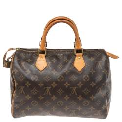 Pre Owned Louis Vuitton Monogram Canvas Speedy 30 Bag