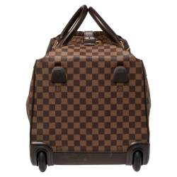 Pre Owned Louis Vuitton Damier Ebene Canvas Eole 60 Rolling Luggage