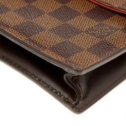 Pre Owned حقيبة كتف لوي فيتون بورتوبلو كانفاس دامير إيبين 