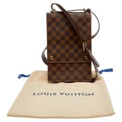 Pre Owned حقيبة كتف لوي فيتون بورتوبلو كانفاس دامير إيبين 