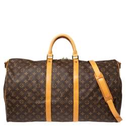 Louis Vuitton 1996 Keepall Duffle Bandouliere 60 Handbag Monogram