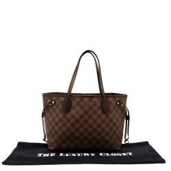 مملوكة مسبقًا Louis Vuitton Damier Ebene Canvas Neverfull PM Bag