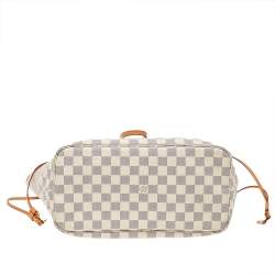 Louis Vuitton Damier Azur Canvas Neverfull MM Bag