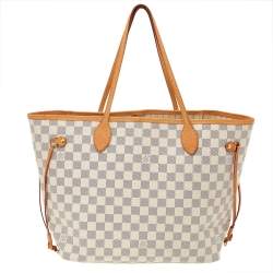 Louis Vuitton Damier Azur Canvas Neverfull MM Bag