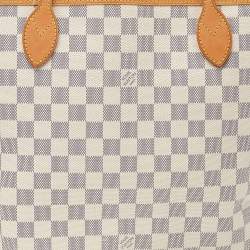 Louis Vuitton Damier Azur Canvas Neverfull MM Bag