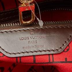 Louis Vuitton Damier Ebene Canvas Neverfull PM Bag