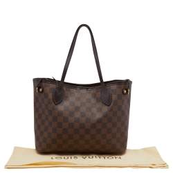 Louis Vuitton Damier Ebene Canvas Neverfull PM Bag