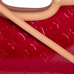 Pre Owned حقيبة لوي فيتون روكسبري دريف جلد لامع مونوغرامي أحمر