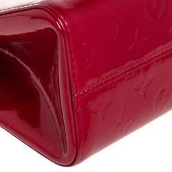 Pre Owned حقيبة لوي فيتون روكسبري دريف جلد لامع مونوغرامي أحمر