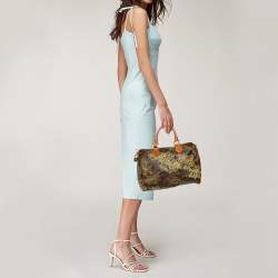 Pre Owned حقيبة لوي فيتون دينتيل سبيدي 30 إصدار محدود كانفاس مونوغرامي 