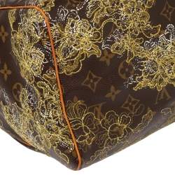 Pre Owned حقيبة لوي فيتون دينتيل سبيدي 30 إصدار محدود كانفاس مونوغرامي 