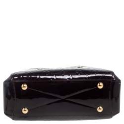 Pre Owned Louis Vuitton Amarante Monogram Vernis Montaigne BB Bag