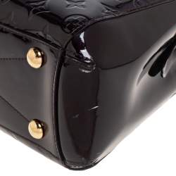 Pre Owned Louis Vuitton Amarante Monogram Vernis Montaigne BB Bag