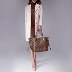 Louis Vuitton Damier Ebene Canvas Neverfull MM Bag
