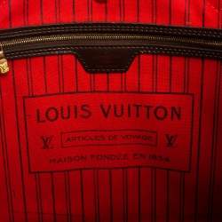Louis Vuitton Damier Ebene Canvas Neverfull MM Bag