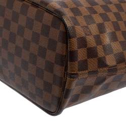 Louis Vuitton Damier Ebene Canvas Neverfull MM Bag