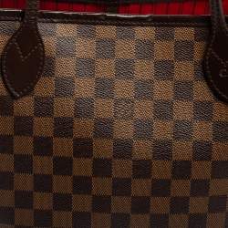 Louis Vuitton Damier Ebene Canvas Neverfull MM Bag