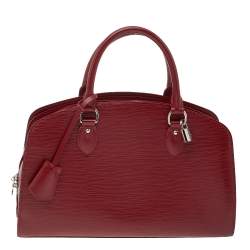 Pre Owned Louis Vuitton Carmine Epi Leather Pont Neuf PM Bag