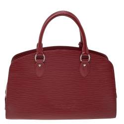 Pre Owned Louis Vuitton Carmine Epi Leather Pont Neuf PM Bag